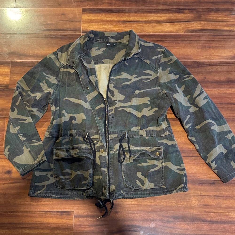 City Chic Camouflage Jacket